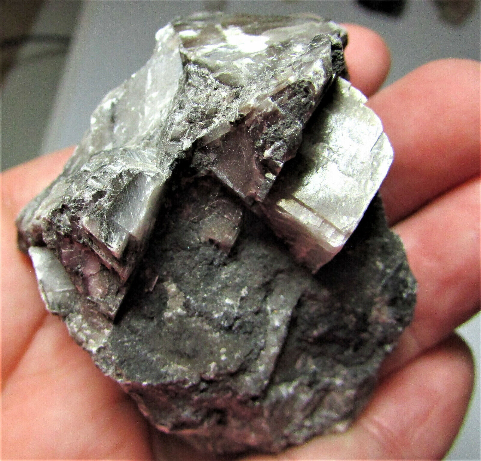 Calcite on Matrix Natural Stone Rough Alabama USA