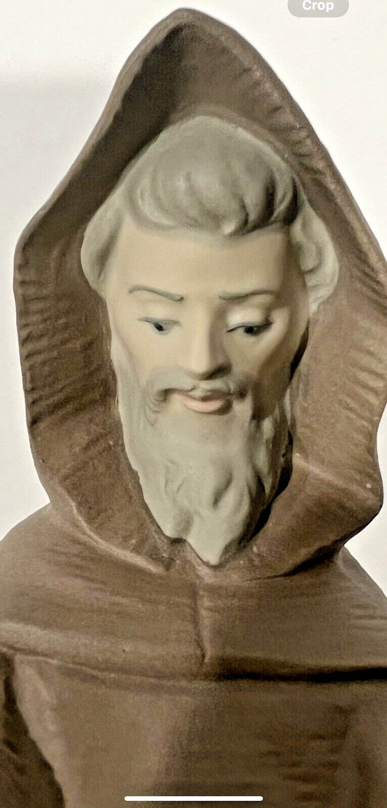 Vintage & Rare Lladro Franciscan Monk Figurine Matte Brown Porcelain 97' Retired