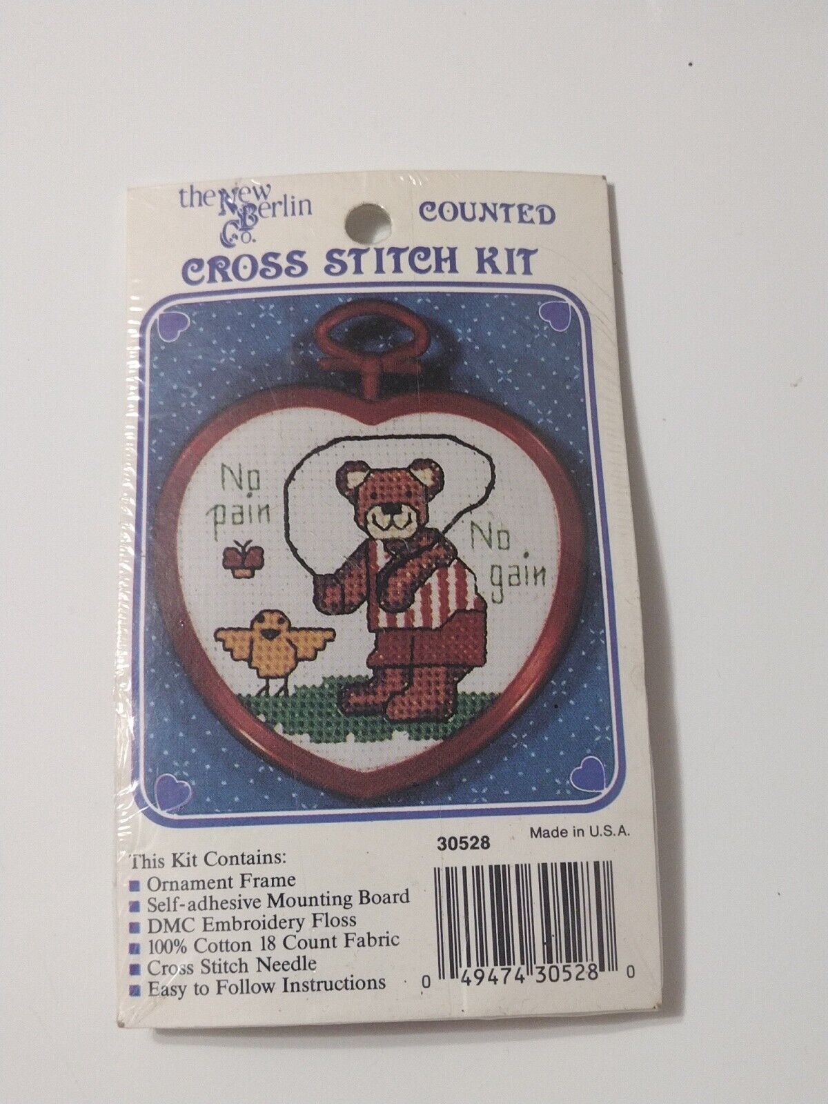 Counted Cross Stitch  Ornament Kit New The New Berlin Co