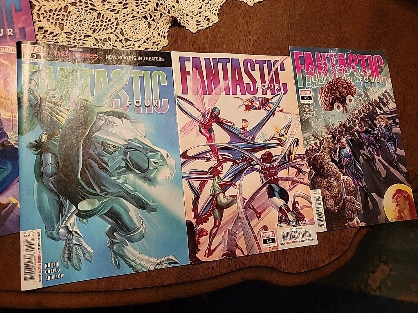 Fantastic Four 2024 Comic Lot Issues 13- 16, 18-19