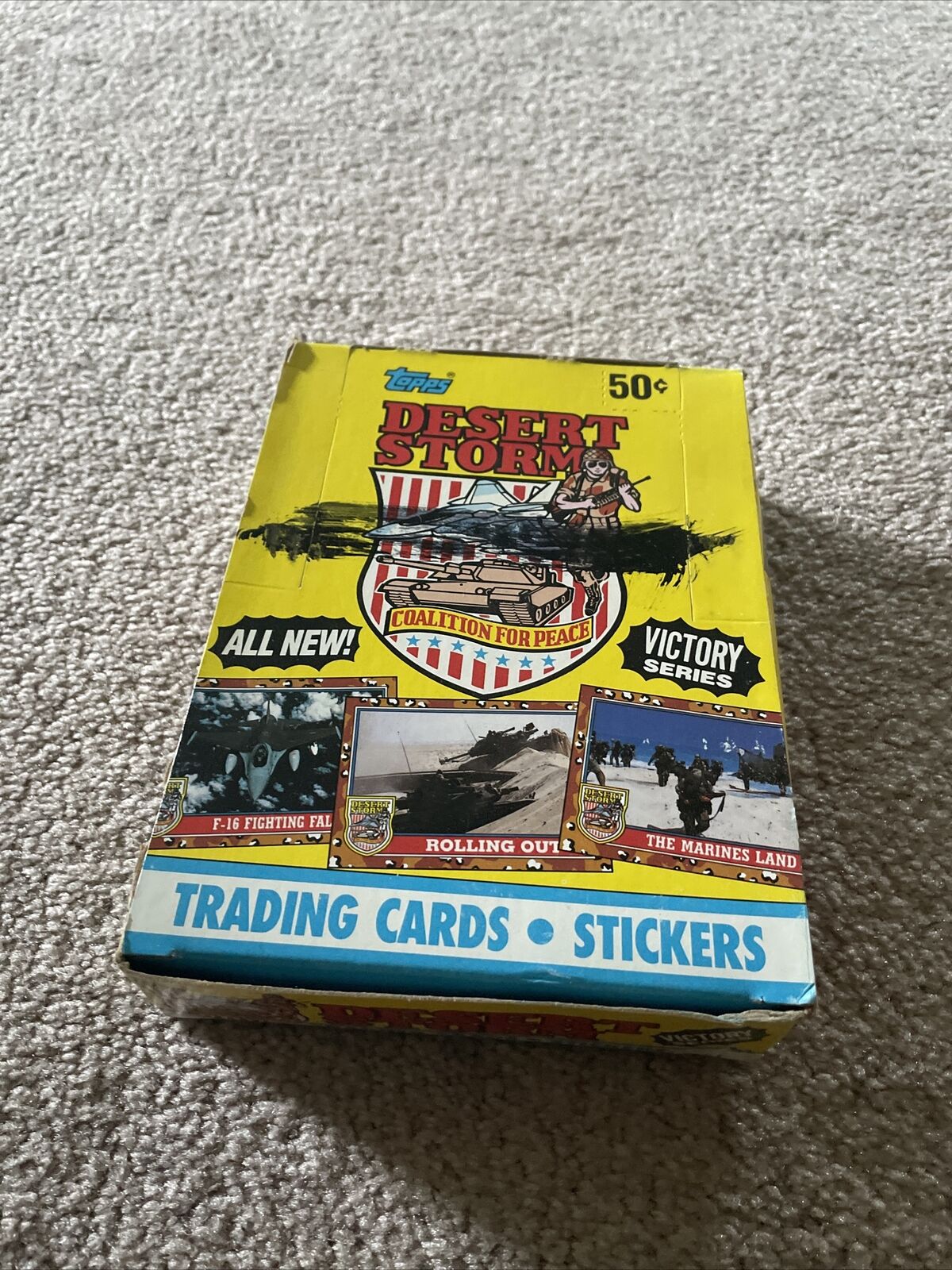 1991 Topps Desert Storm Trading Card 36ct Full Box Unopened Cards Victory Series