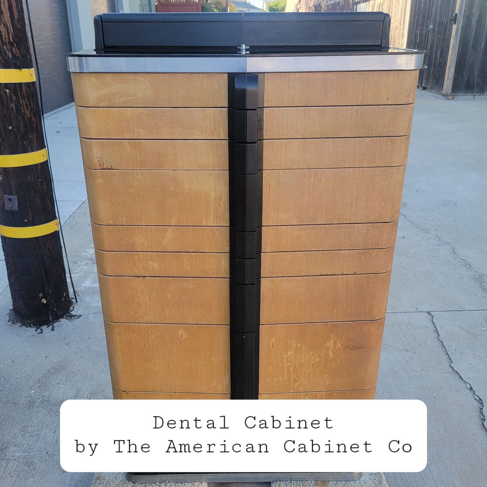 Vintage Dental Cabinet by The American Cabinet Co 1953