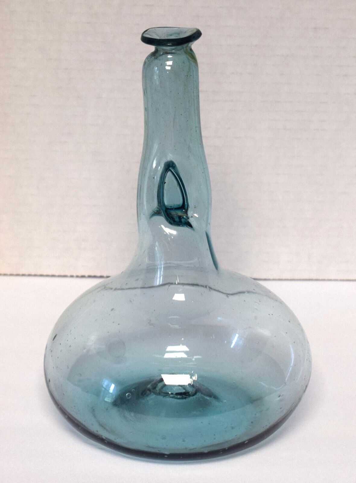 LATE 18th – EARLY 19th CENTURY BLOWN GLASS KUTTROLF BOTTLE  PRICE CUT 1/2