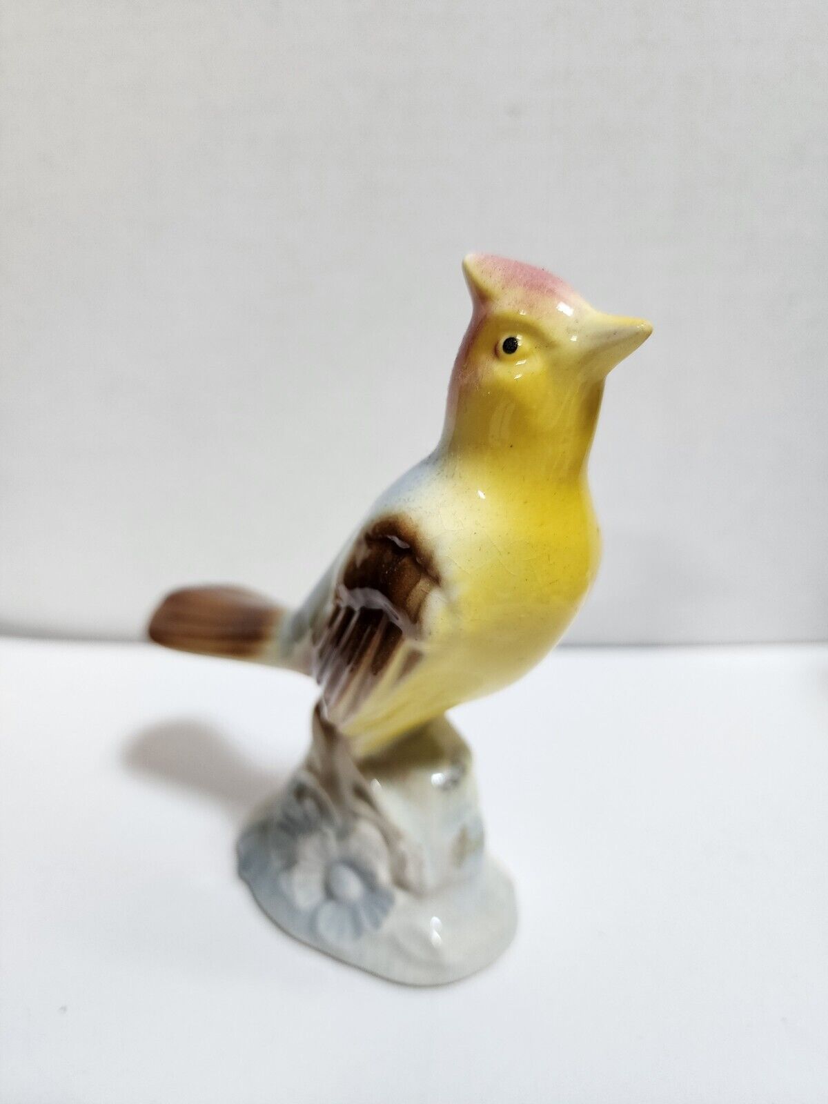 Vintage Royal Copley Crested Song Bird Figurine