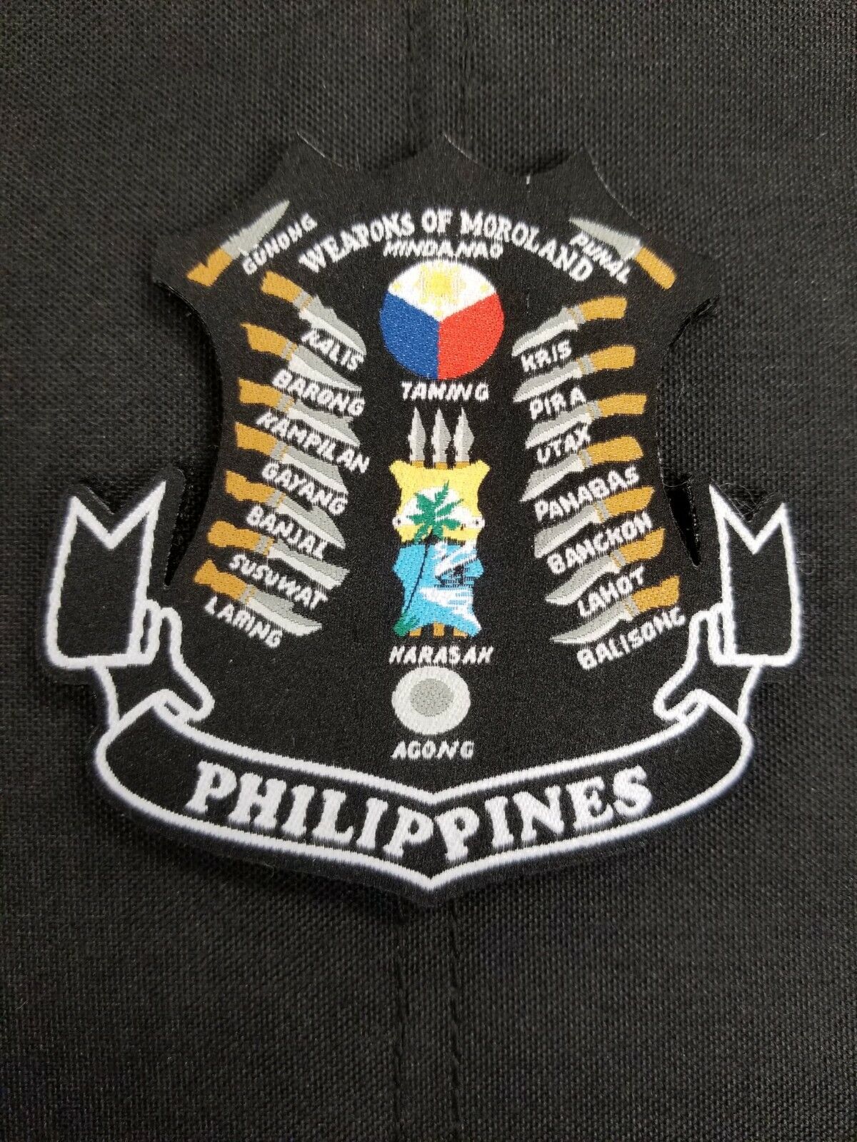 Weapons of Moroland patch Kris Barong Philippines Pinoy Filipino