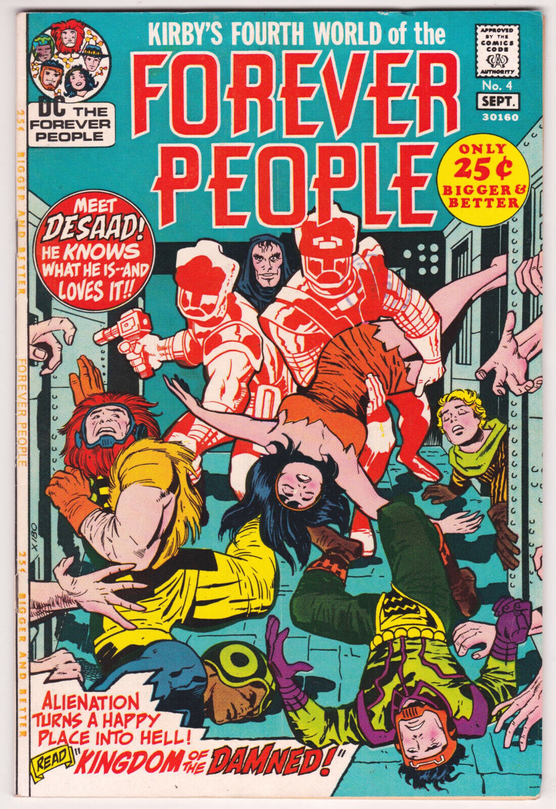 Forever People #4 Very Fine 8.0 Darkseid Jack Kirby Story And Art 1971