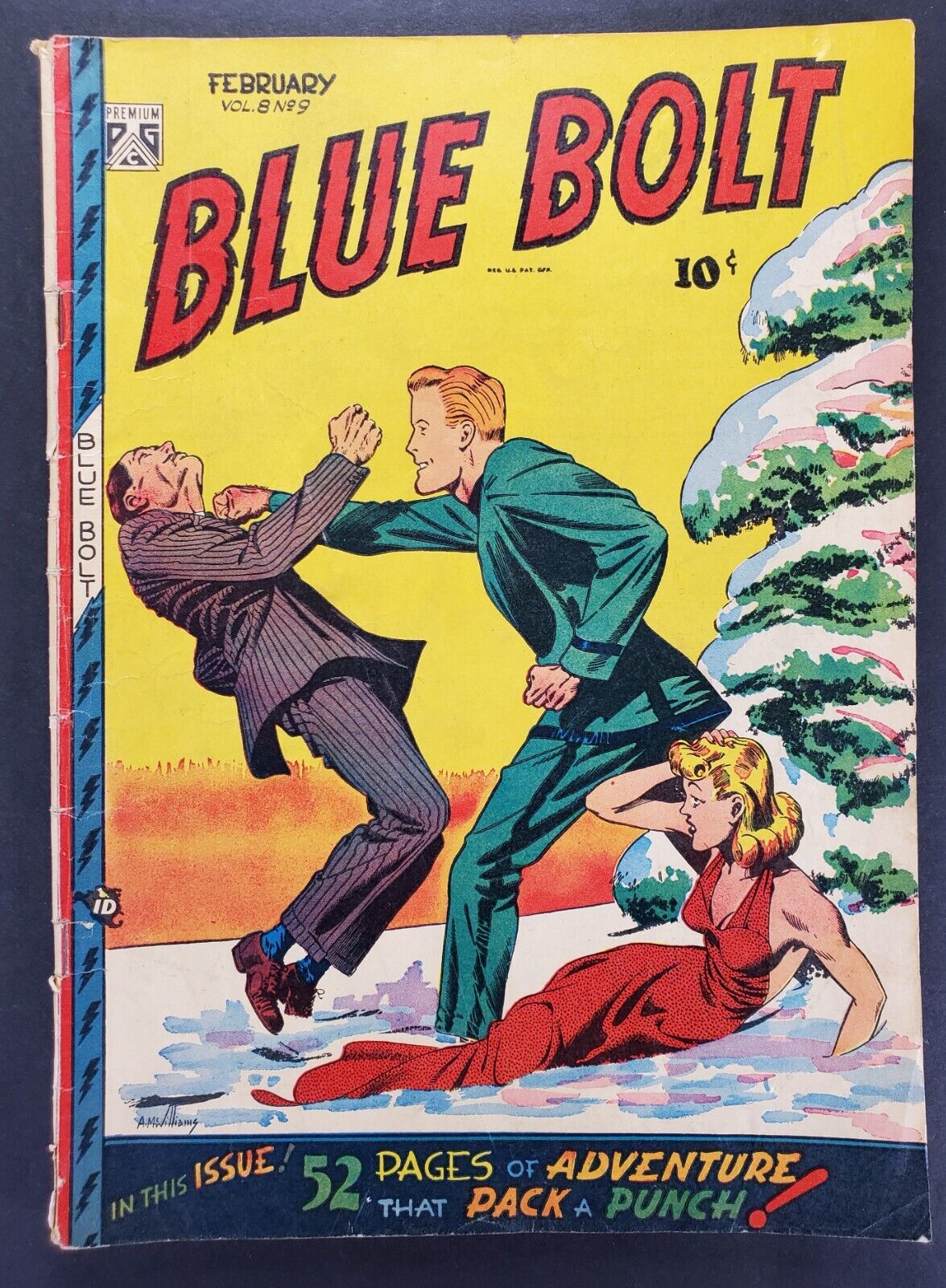 Blue Bolt Vol. 8 #9 Novelty Press Golden Age Comic 1948
