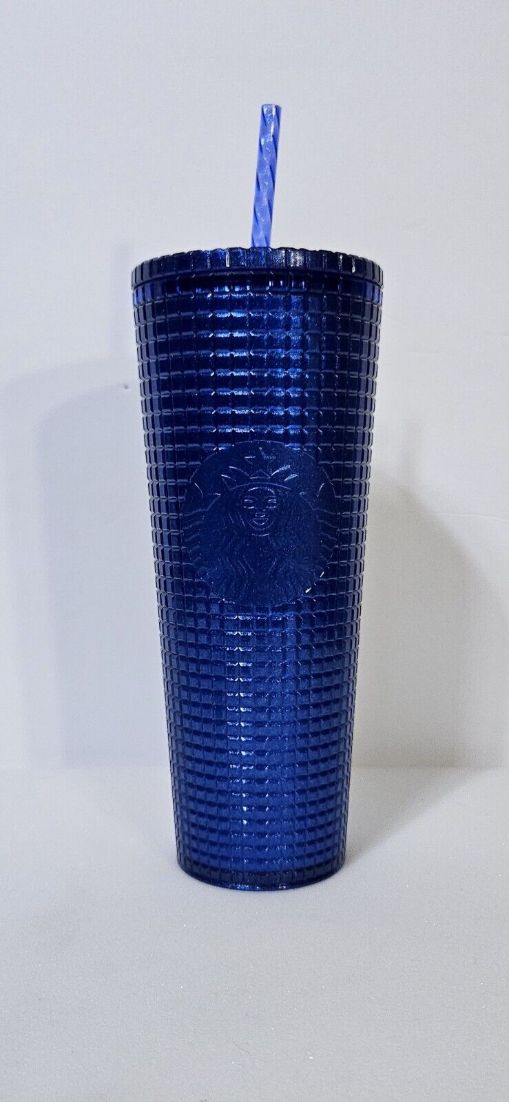 NEW Starbucks 2023 US Blueberry Glitter Grid 24oz Cup Tumbler AUTHENTIC