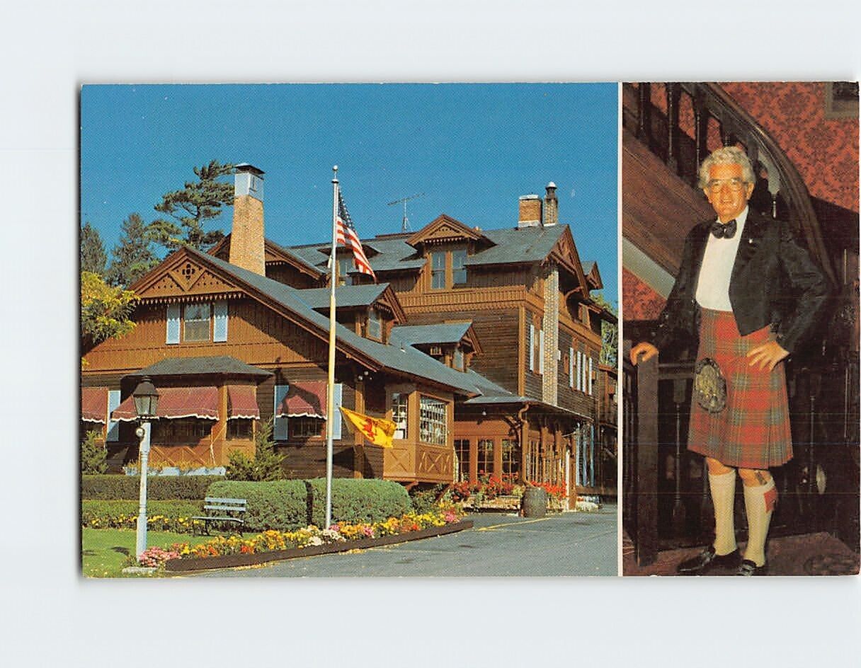 Postcard The Brae Loch Inn New York USA