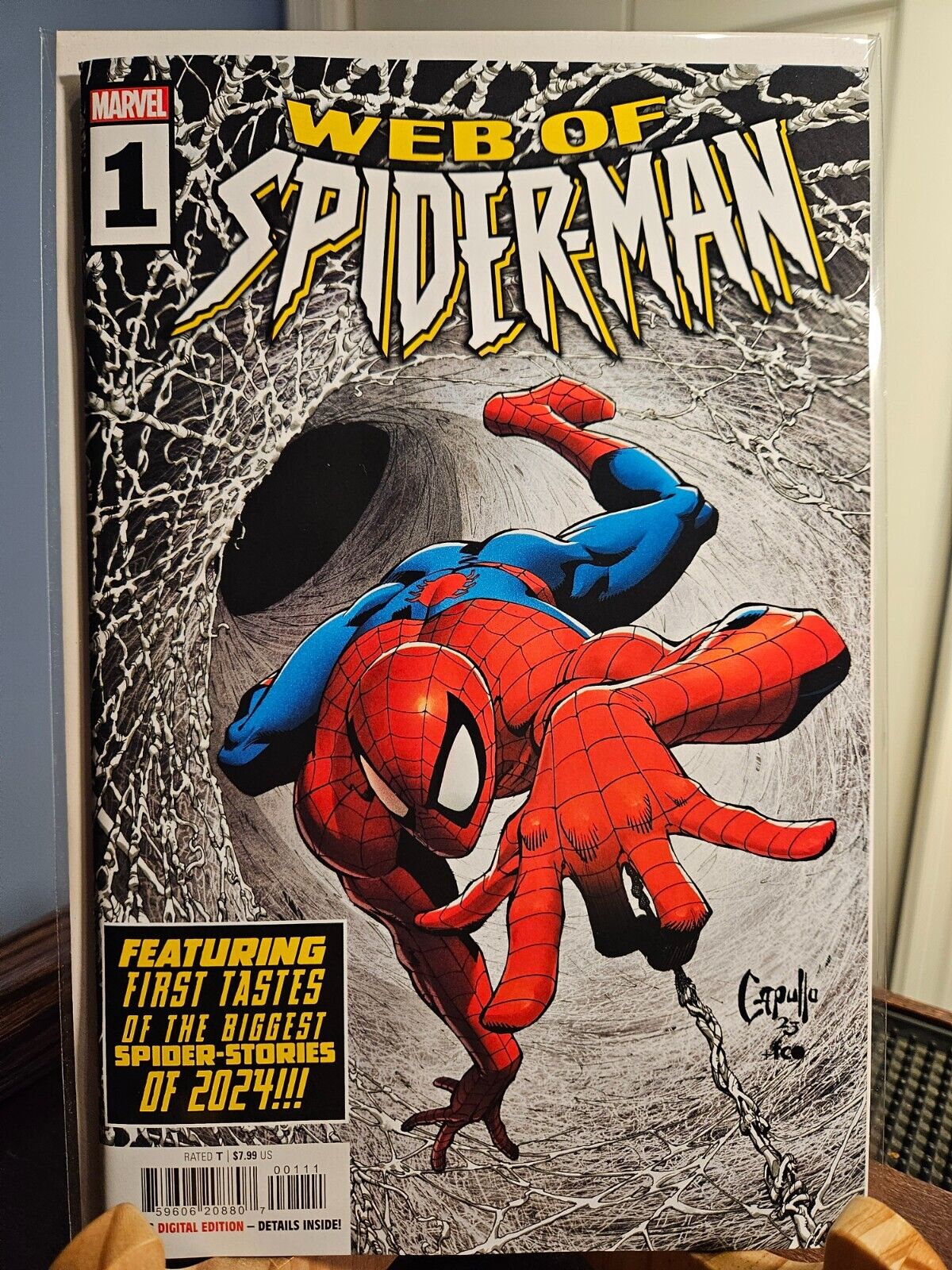 Web of Spider-Man #1 NM Marvel Comics 2024 Foxe Land Capullo