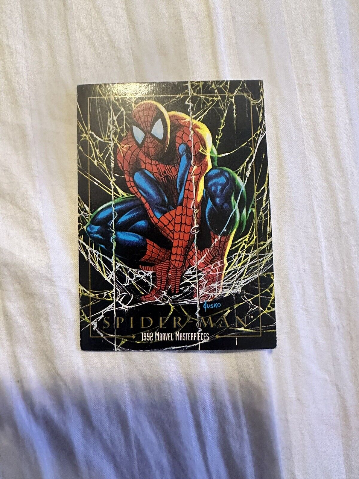 1992 Skybox Marvel Masterpieces Spider-man promo