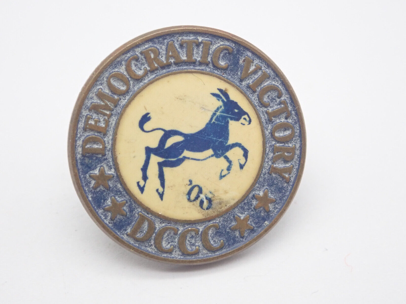 Democratic Victory DCC Vintage Lapel Pin