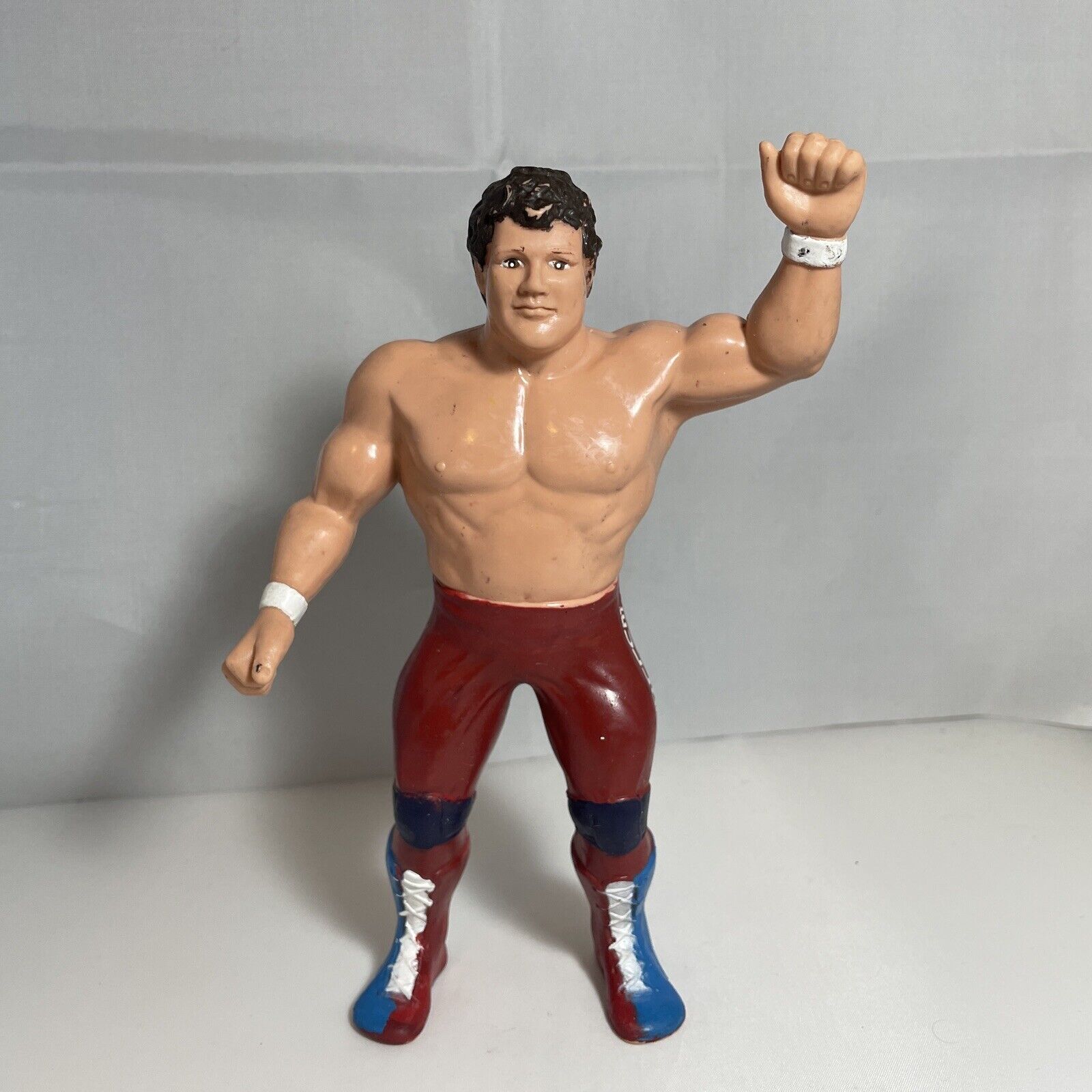 Vintage 1986 Davey Boy Smith British Bulldog LJN Titan Sports Wrestling Figurine