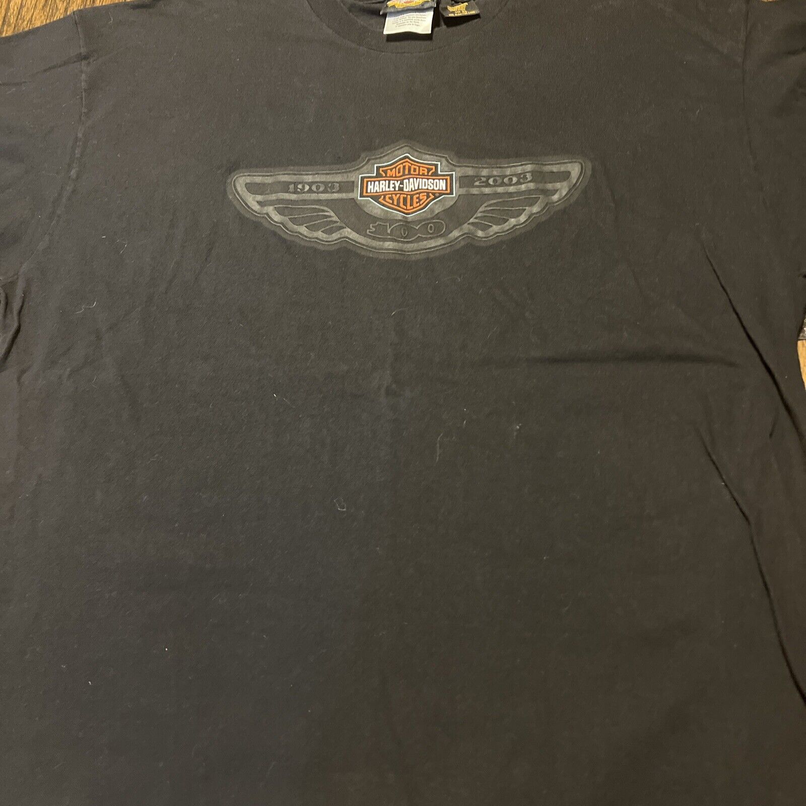 VTG 2003 Harley Davidson T-Shirt Sz Men’s XL 100 Years