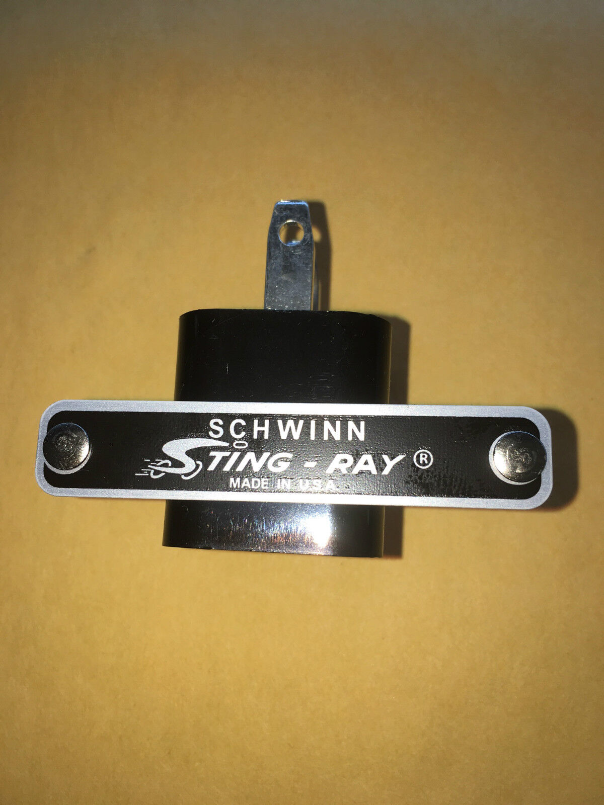 Schwinn Stingray Seat Tag PRICE DROP Genuine Schwinn badge metal Emblem USA 