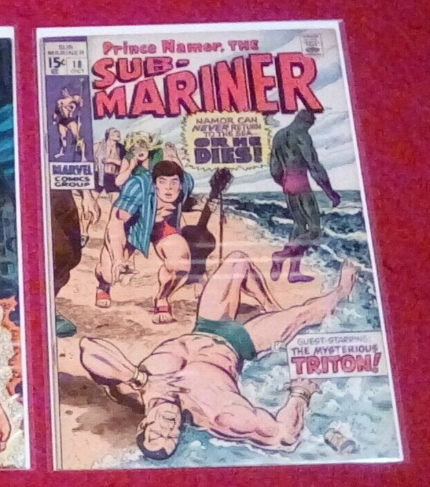 Sub-Mariner 18 Marvel Comics 1969 8.0 (Very Fine/Near Mint) 2nd Mile High Col.
