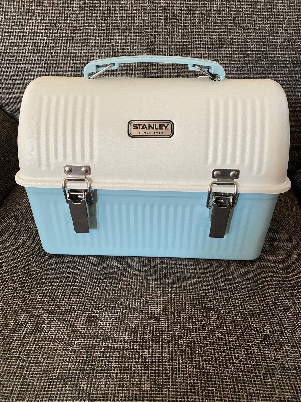 SALE RARE Stanley Steel Lunch Box Soft Blue, Hearth And Hand 10 QTS Magnolia