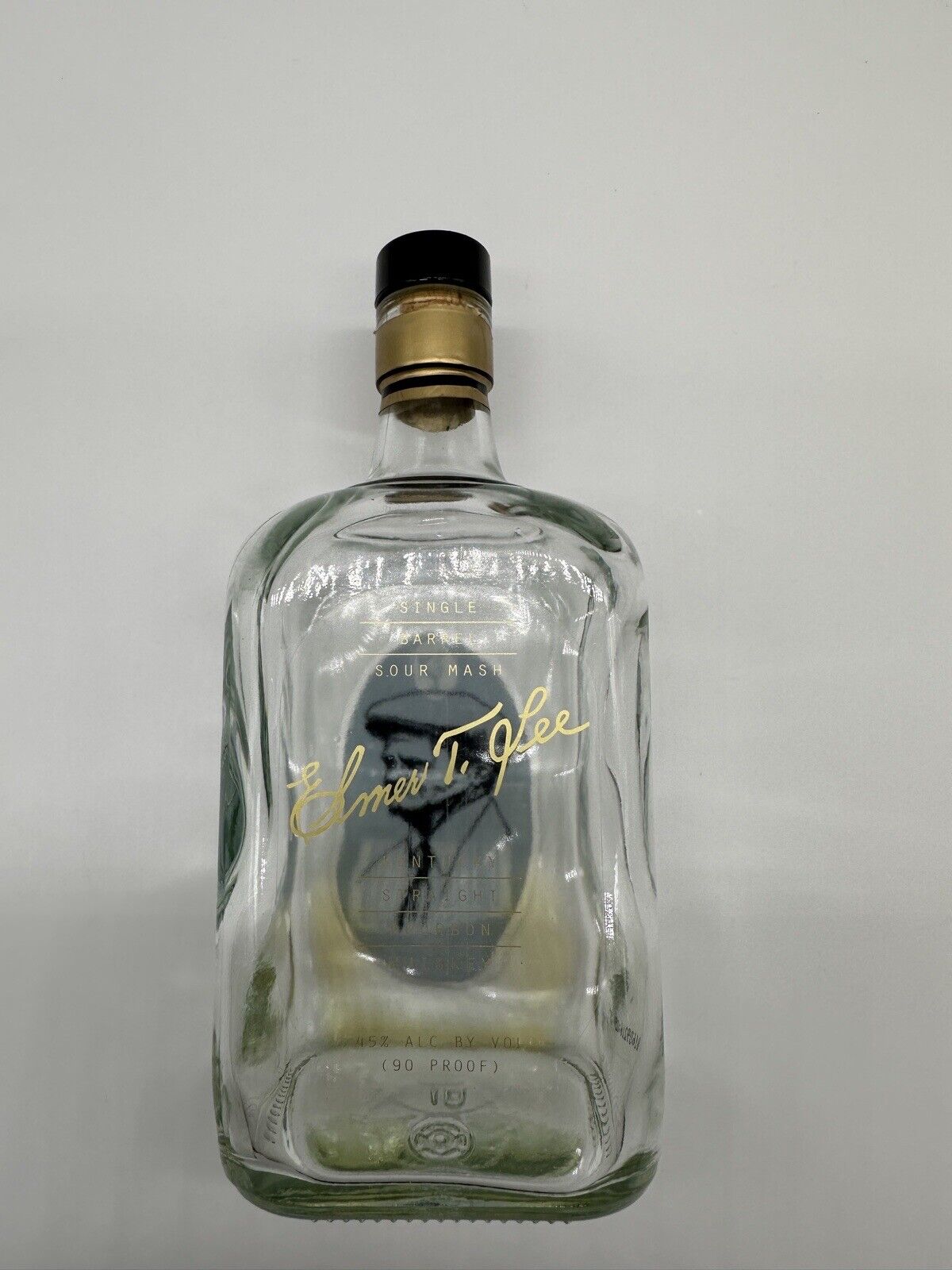 Elmer T. Lee Bottle - Empty UNRINSED Single Barrel Bourbon - Extremely Rare2015