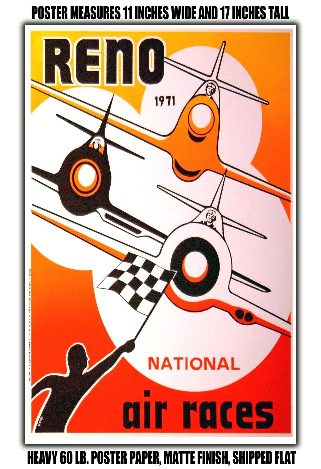 11x17 POSTER - 1971 Reno National Air Races