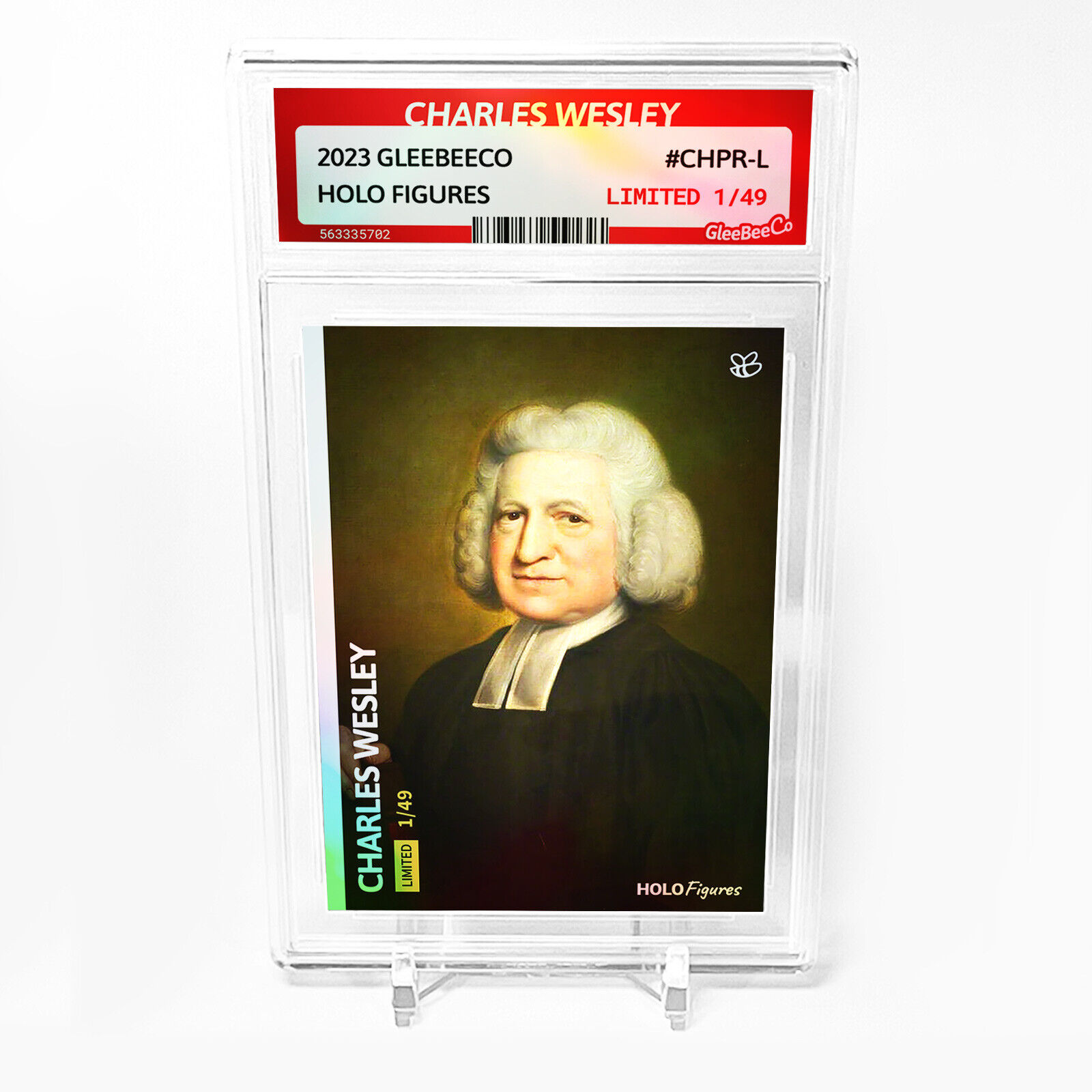 CHARLES WESLEY Art Card 2023 GleeBeeCo Holo Figures Slabbed #CHPR-L Only /49