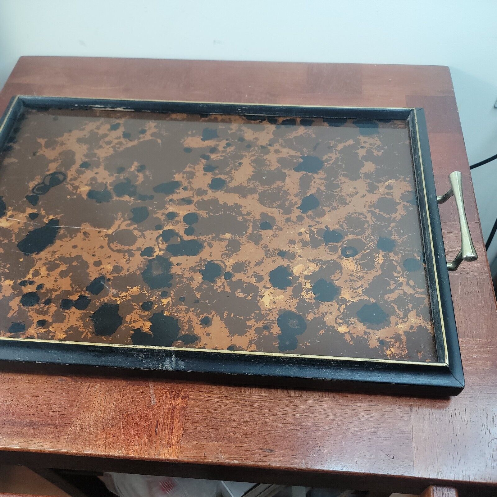 Mid 20th Century Kittinger wood Table Tray, Mid 20th century rare 22 in x 15 in