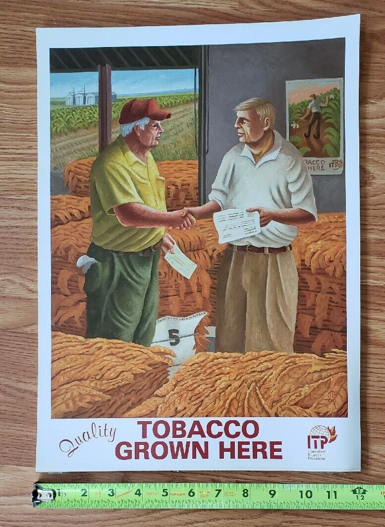 Four Rare NEW Tobacco PMI/ITP Receiving Station Posters - 2009, 2010, 2012, 2013