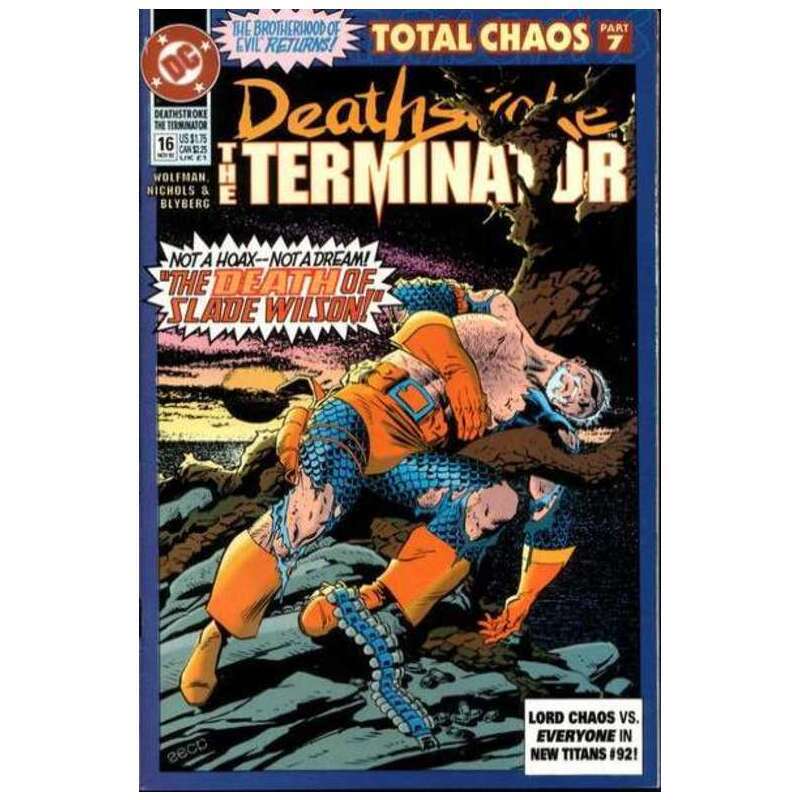 Deathstroke: The Terminator #16 in Near Mint condition. DC comics [i.