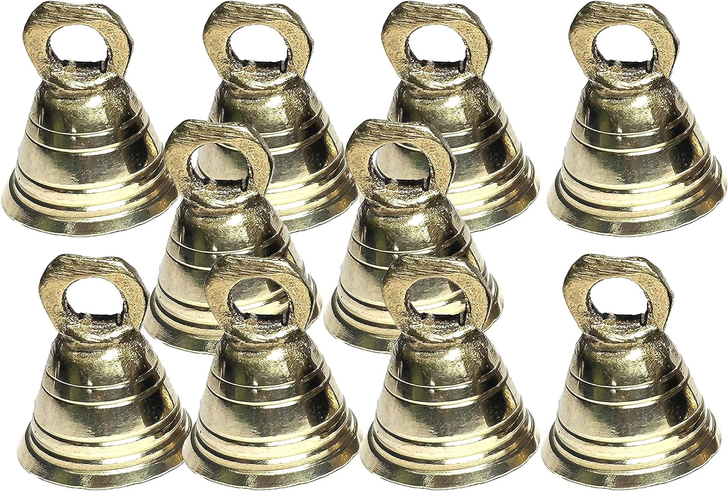 Pack of 10 Brass Bells 1.13\