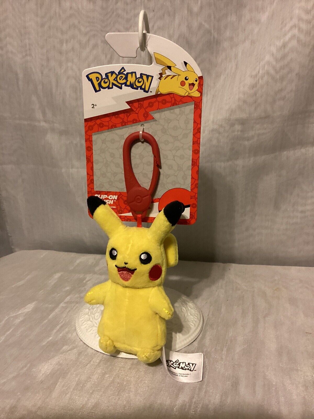  Pokémon “Pikachu” Plush Clip On NWT