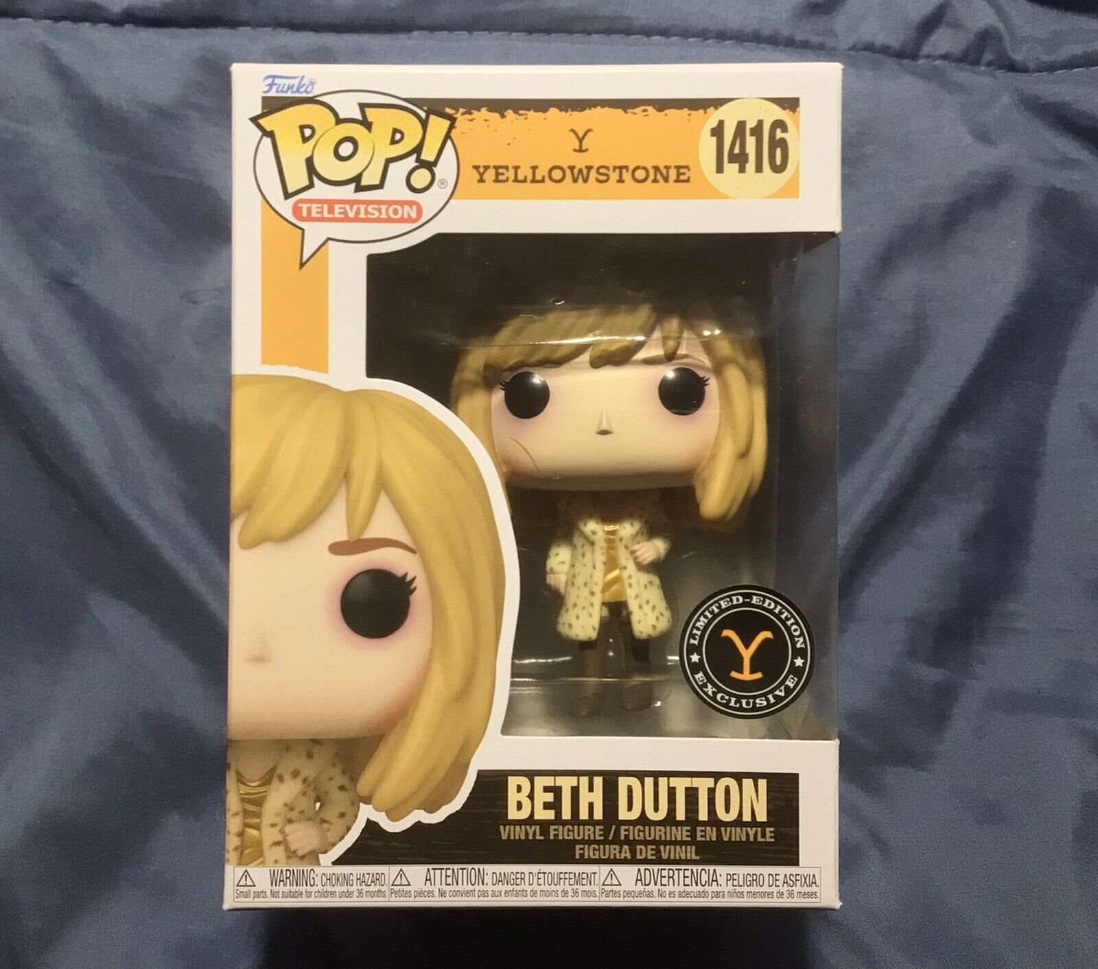 Funko Pop Yellowstone Beth Dutton Limited Edition Exclusive #1416 w/Protector