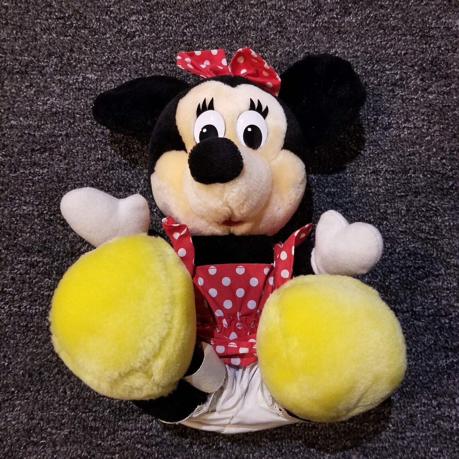 Vintage Minnie Mouse Plush Walt Disney World Disneyland Stuffed Animal