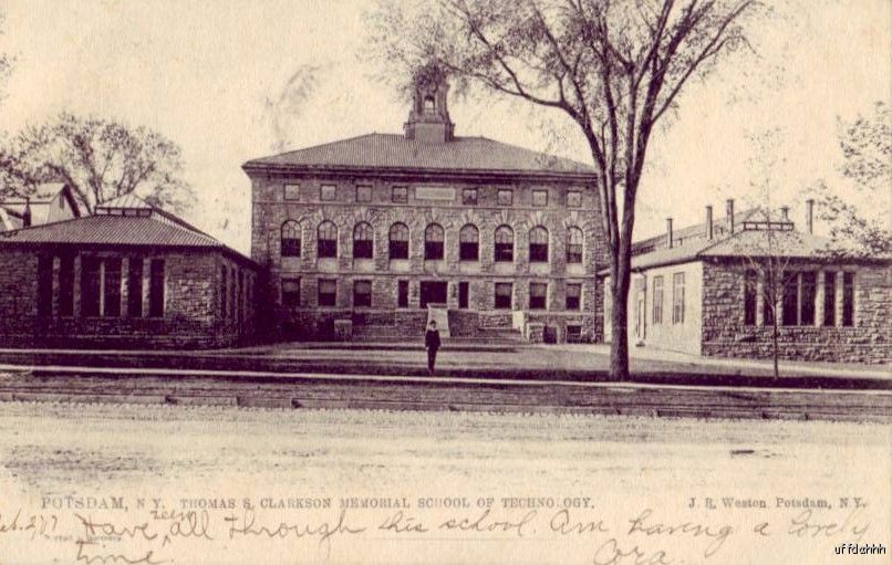 PRE-1907 POTSDAM, NY THOMAS S. CLARKSON MEMORIAL SCHOOL OF TECHNOLOGY 1907 TUCKS