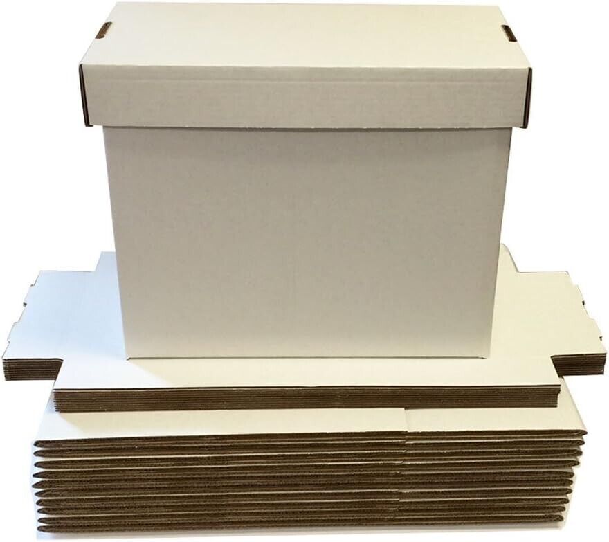 10 Short Comic Storage Boxes NEW Cardboard Max Pro Quality Archival Storage Box