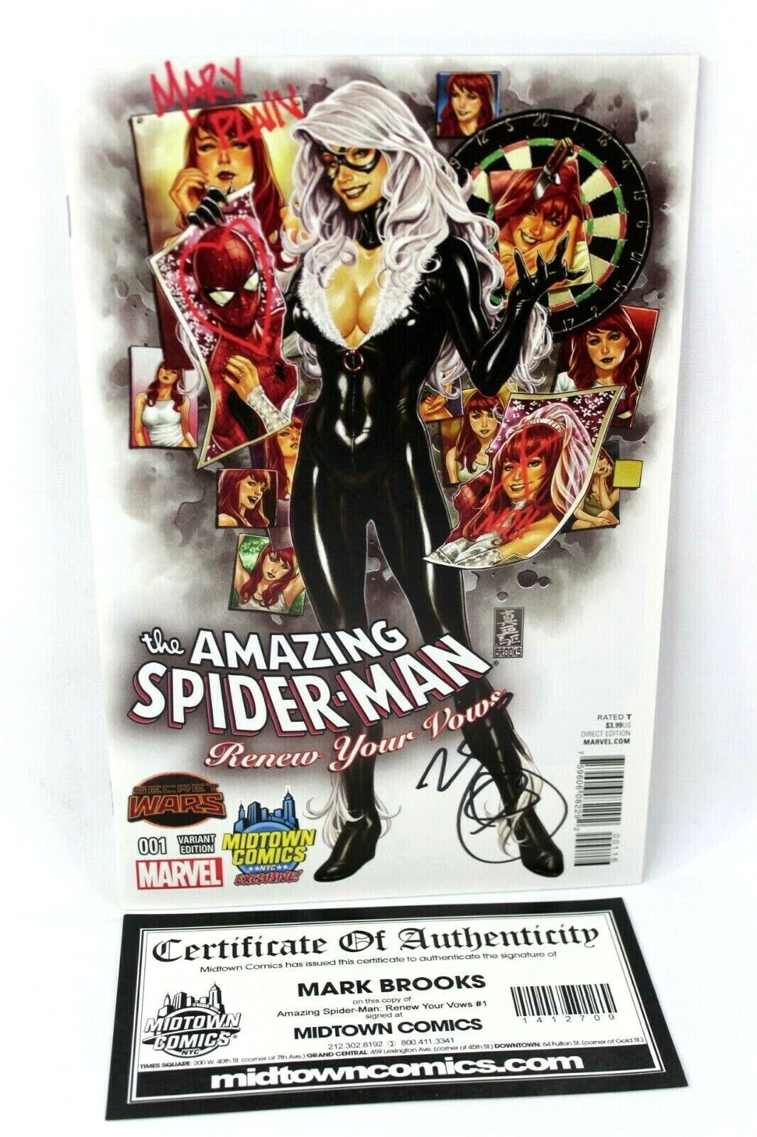 Amazing Spider-Man Renew Your Vows #1 Midtown Mark Brooks Signed Exclusive VF