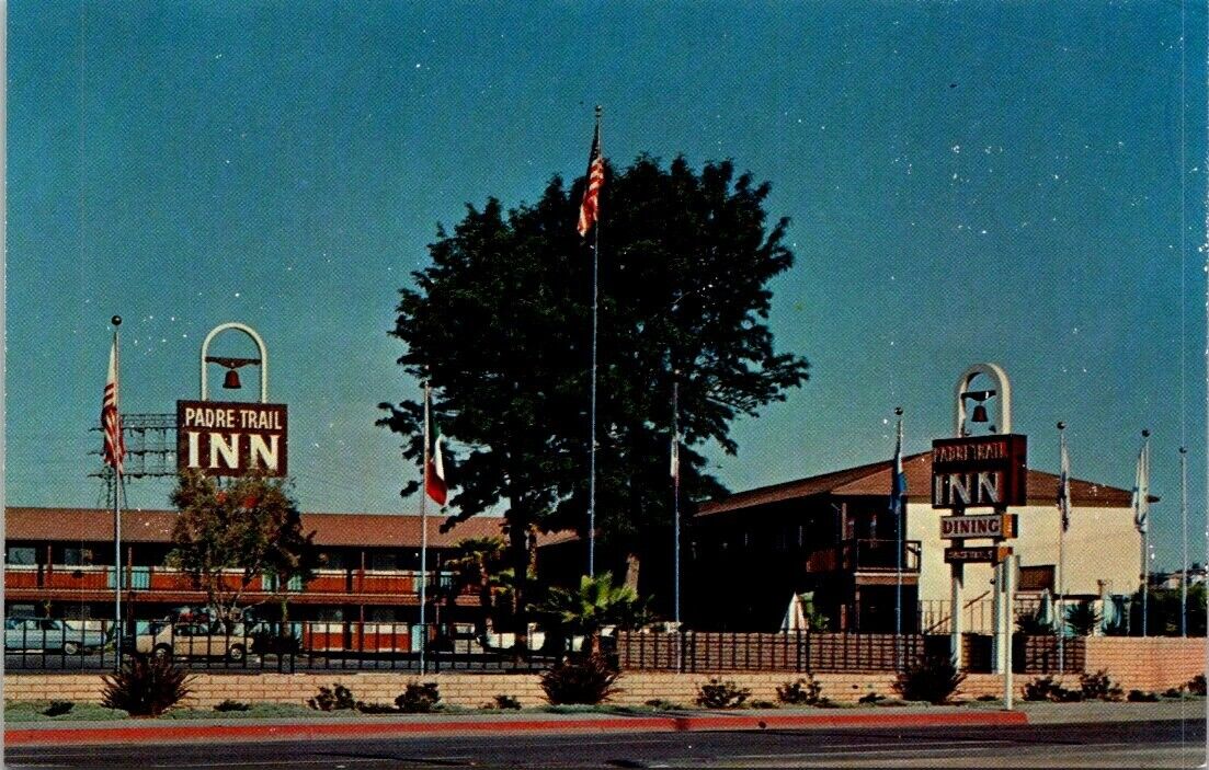 1970s Padre Trail Inn Motel Old Town San Diego California Vintage Postcard