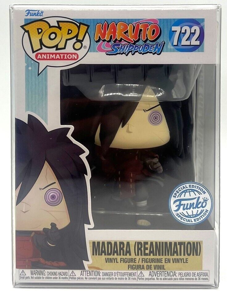 Funko Pop Naruto Shippuden Madara Reanimation SE #722 with POP Protector