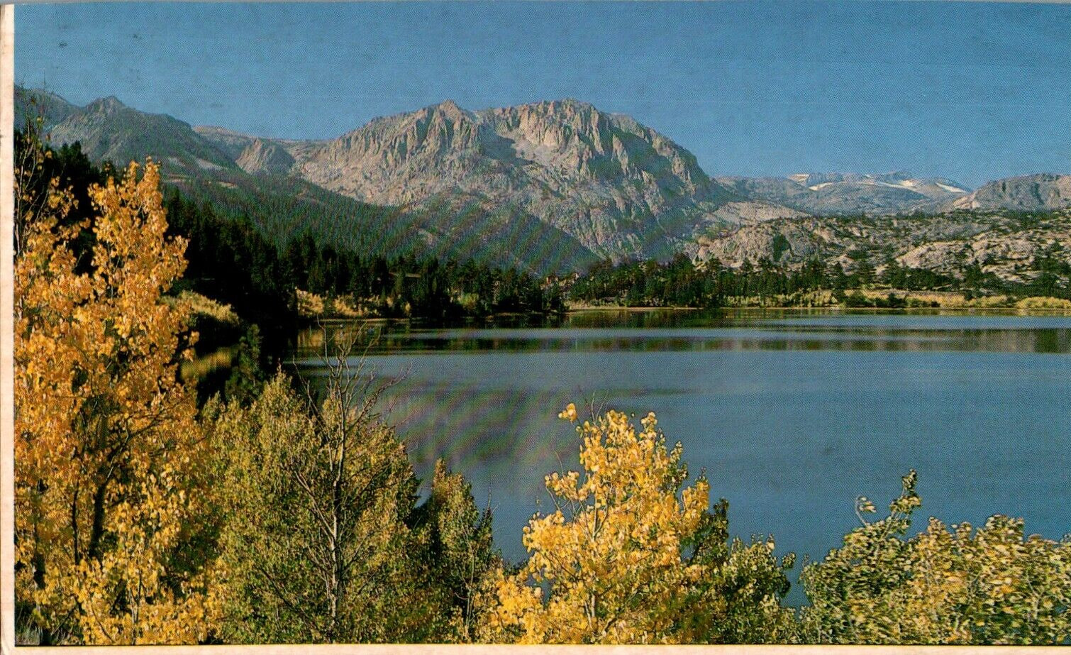 June Lake, Mono County, California CA chrome Postcard