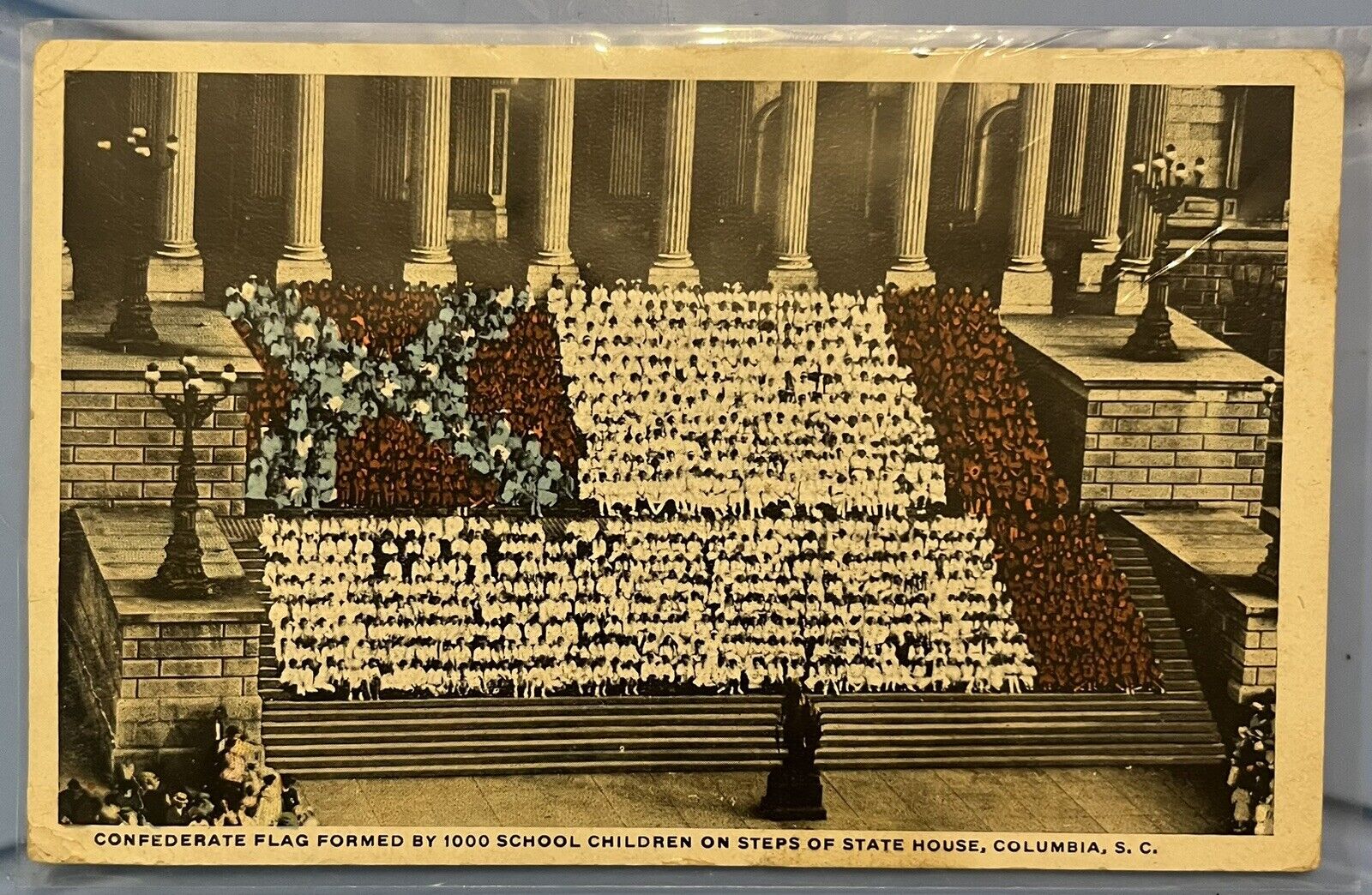 Early 1900’s  Flag Postcard Columbia South Carolina