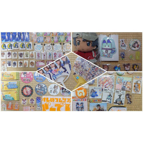 Kemono Friends Japari Library Goods bulk sale set Can badge keychain anime O881