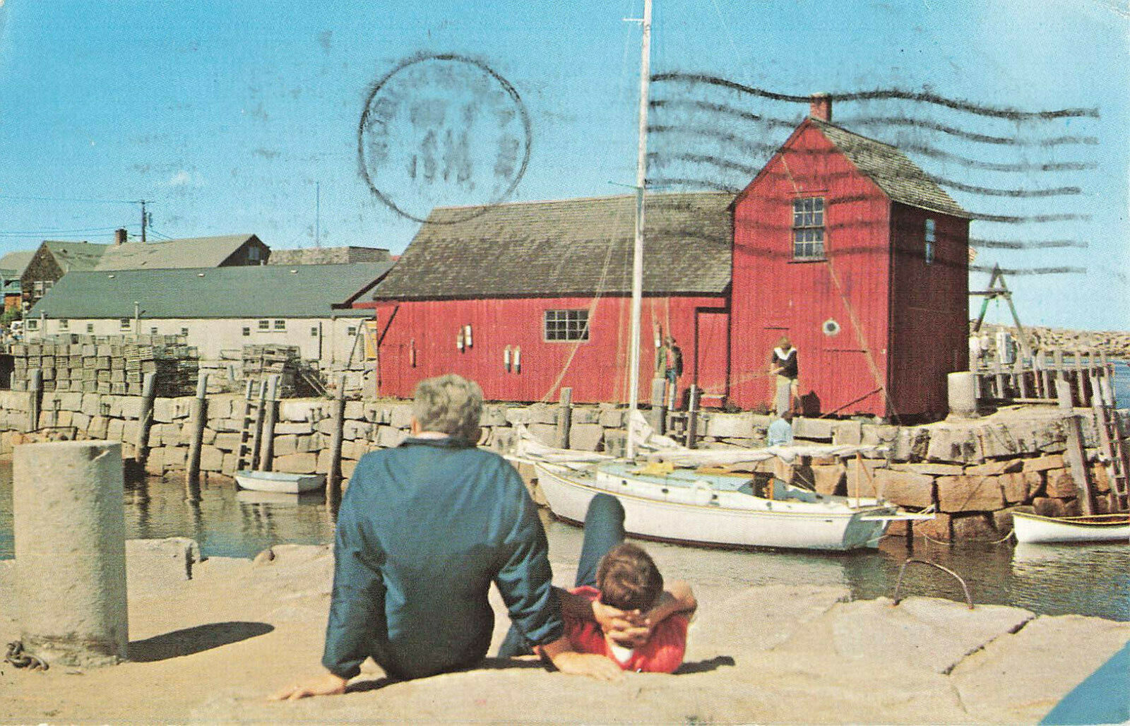 Postcard World Famous Motif Number One Rockport Massachusetts