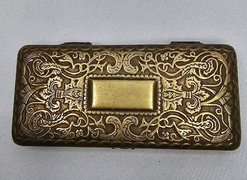 Antique Gillette Pocket Safety Razor Set Three-Piece Razor Circa 1915 Vtg Patina