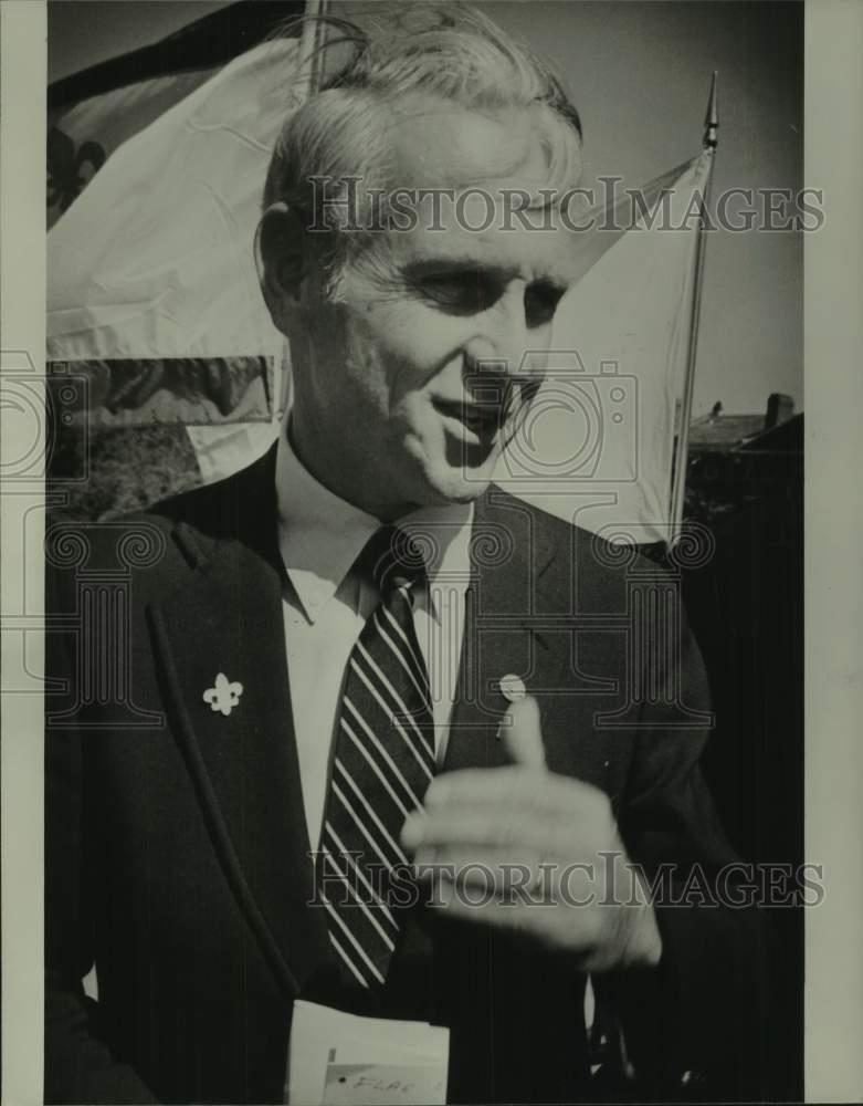 1985 Press Photo Governor David Treen of Louisiana - noc17272