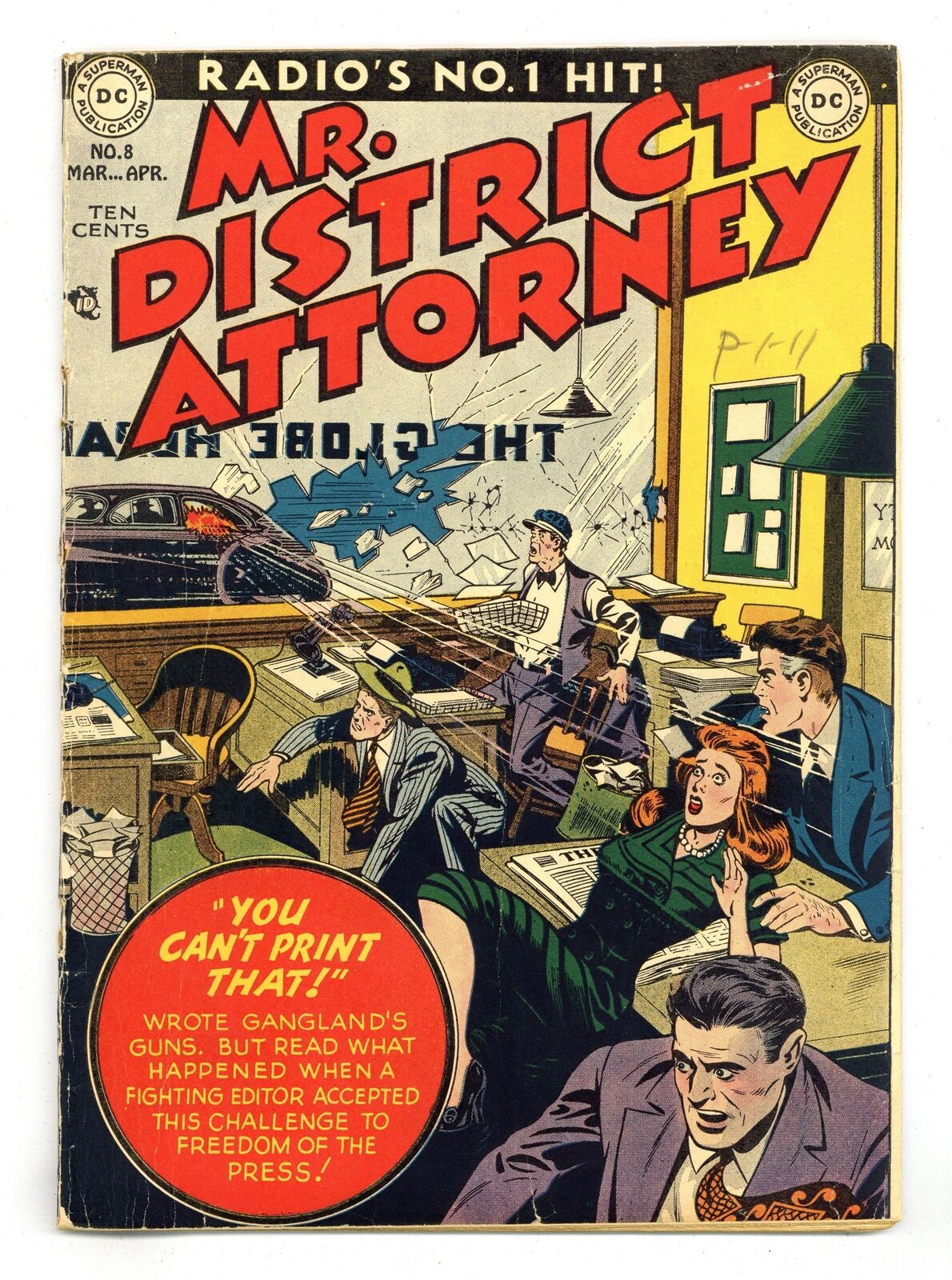 Mr. District Attorney #8 GD+ 2.5 1949