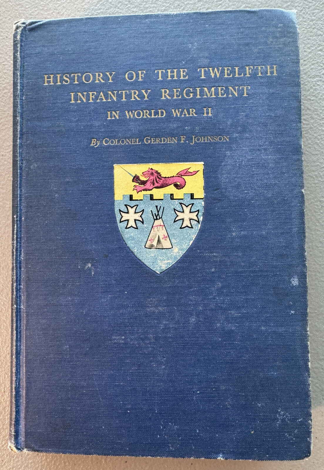 History of 12nd Infantry Regiment, 4th Infantry Division, WWII Unit History Book