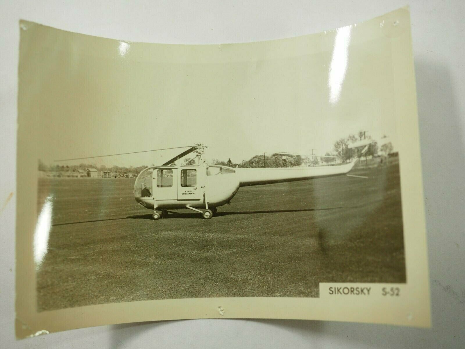 Sikorsky S-52 from Aeroplane Photo Supply Collection B&W