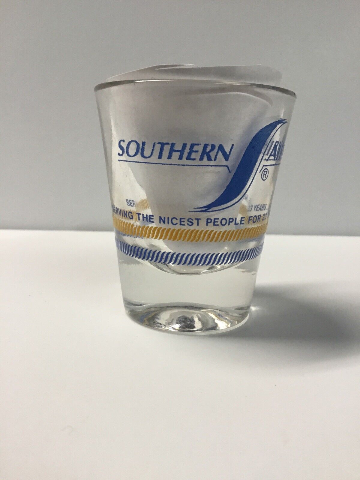 Southern Airways Serving The Nice People For 23 Years Shotglass 1949-1972