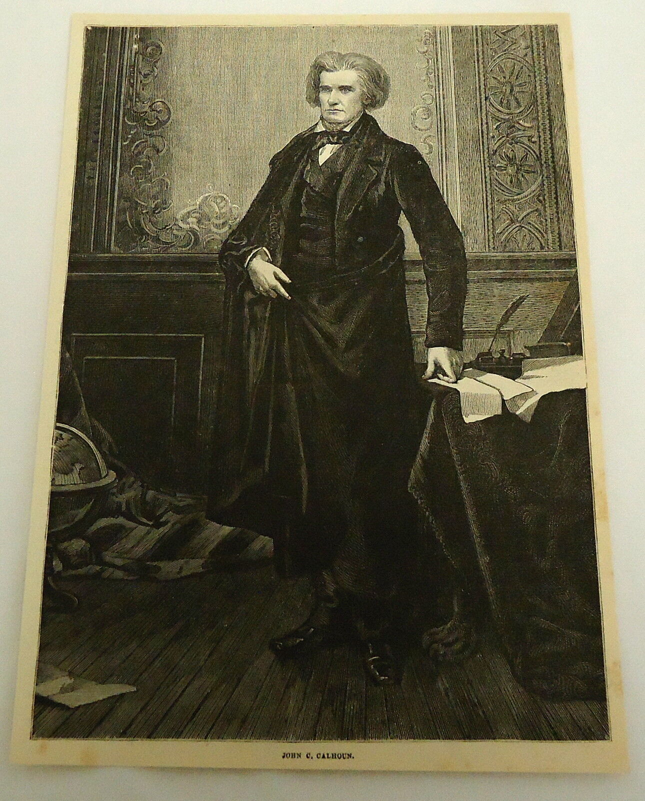 1878 magazine engraving ~ JOHN C. CALHOUN
