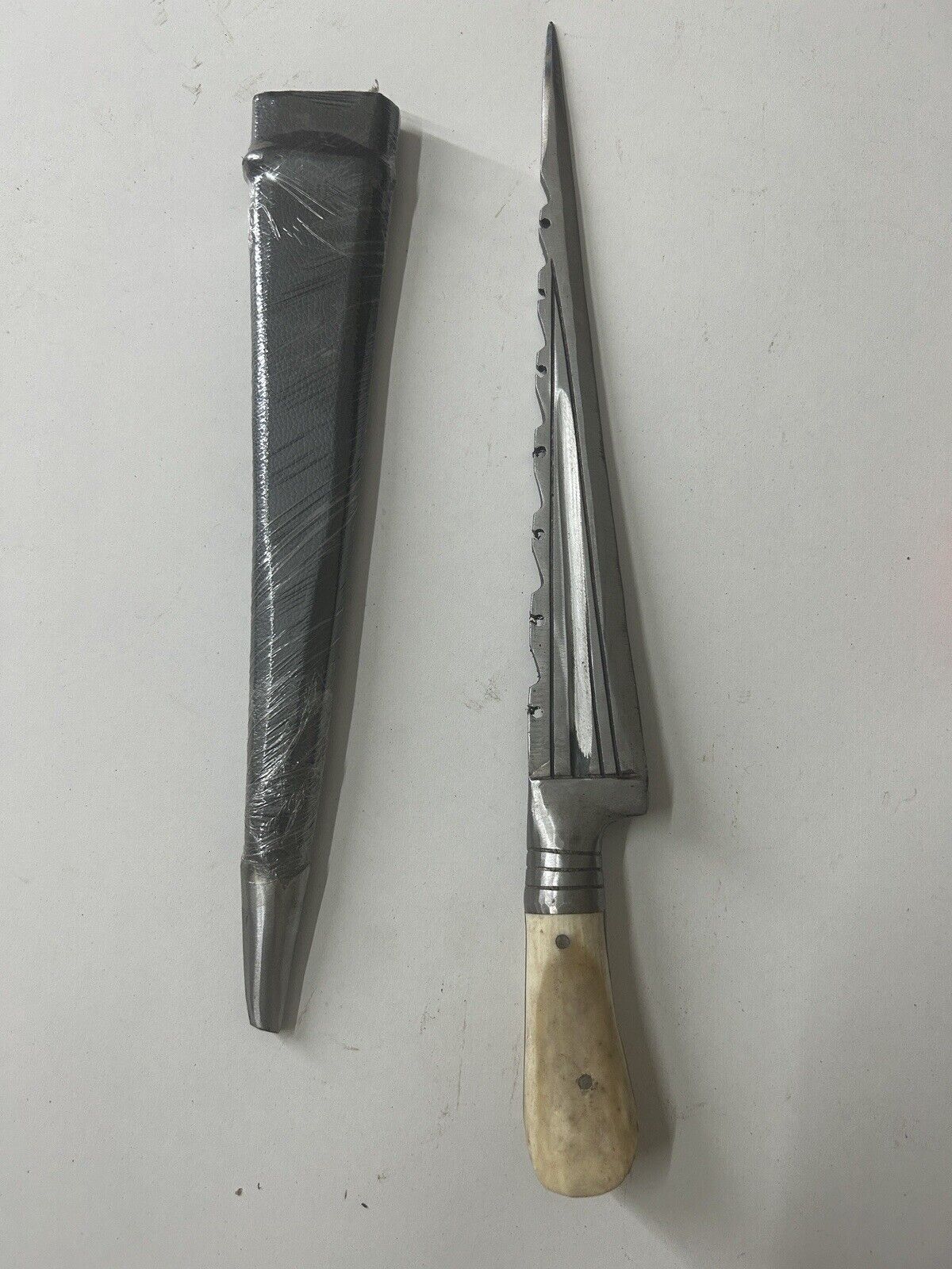 Dear 1902 Antique Antler Vintage Khanjar Restored Dagger Stag Rare Collectible