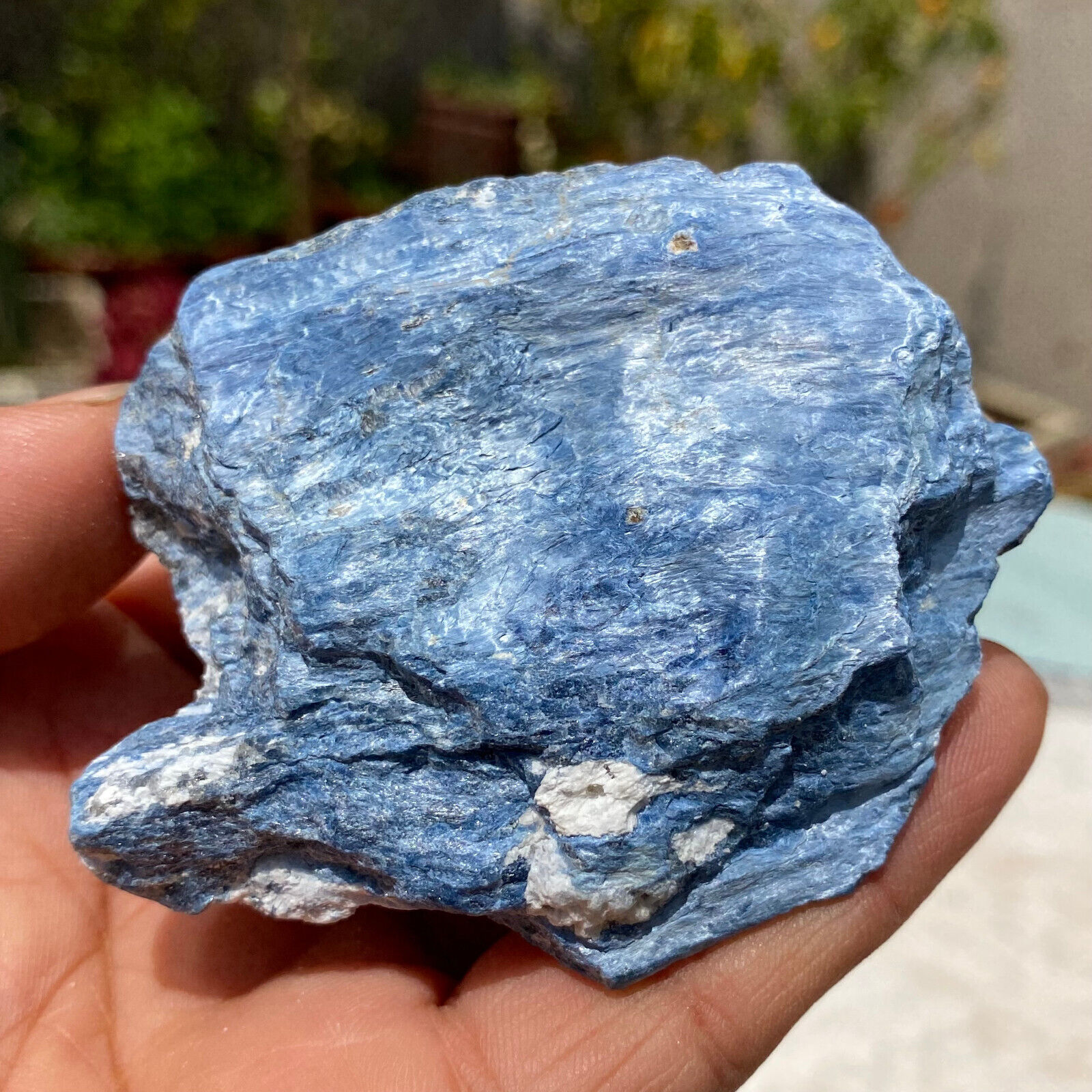 150g Large Rare Dumortierite Blue Gemstone Crystal Rough Specimen Madagascar