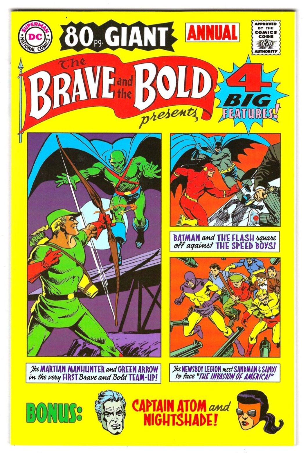 DC Comics THE BRAVE AND THE BOLD ANNUAL #1 first printing 2001 reprint